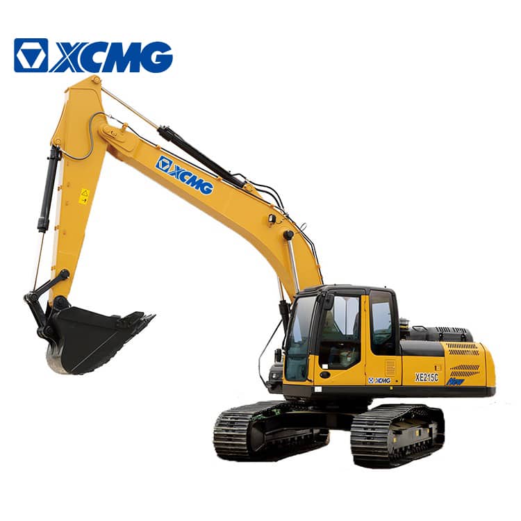 XCMG Official 21ton crawler excavator machine XE215C for earth and stone construction
